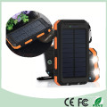 Cargador dual impermeable del banco de la energía solar del teléfono móvil del USB con la luz dual del LED (SC-6688)